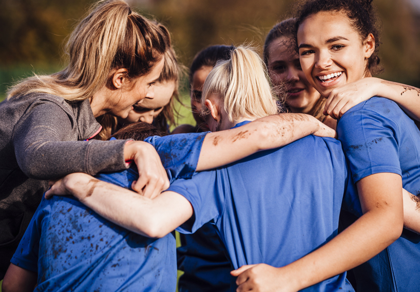 Team huddle