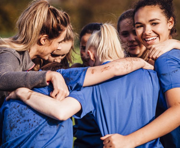 Team huddle